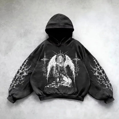 Winter Angel Pullover Hoodie